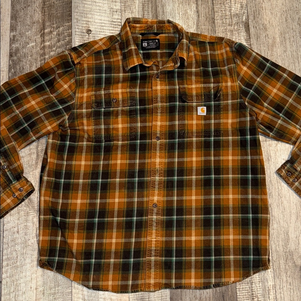 CARHARTT  Plaid Shirt-loose Fit- size XL